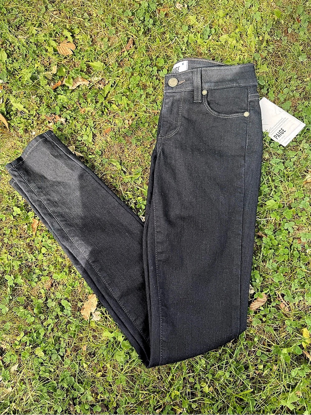 NWTS Paige Verdugo Ultra Skinny Jeans Dark Waist 24